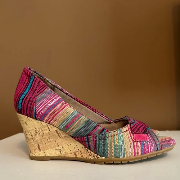 Shoes Life Stride Velocity With Memory Foam Wedge Shoes Size 65